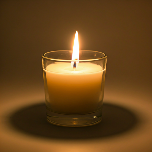 Candle and soft light